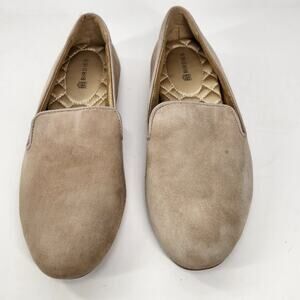 Birdies The Starling Latte Suede Loafers Size 5 Slip On Comfort Shoes Preppy
